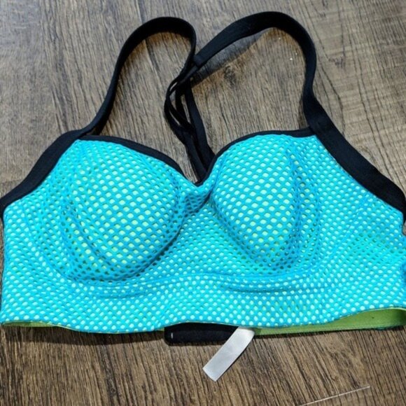 Victoria's Secret Other - Victorias Secret Womens VSX Mesh Racerback Sports Bra Size 32C Athletic Workout